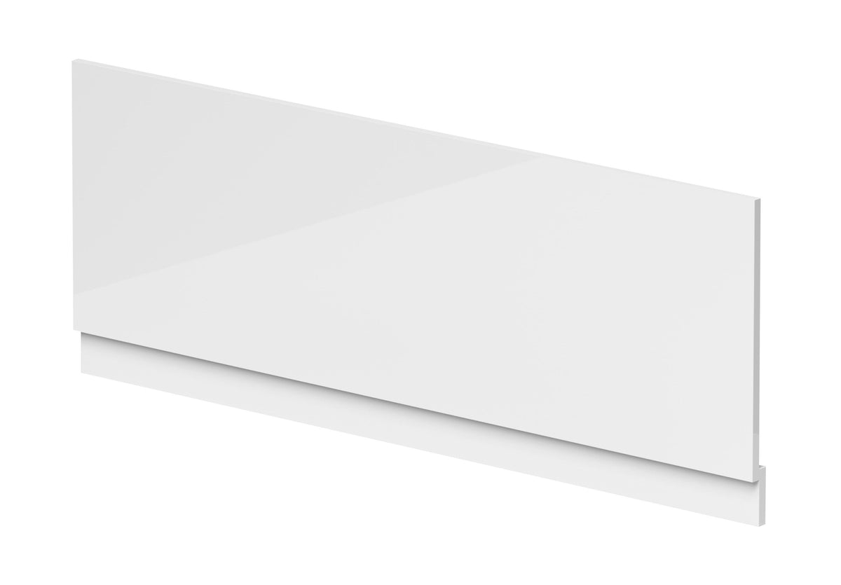 1500mm MDF Gloss Straight Front Bath Panel With Plinth
