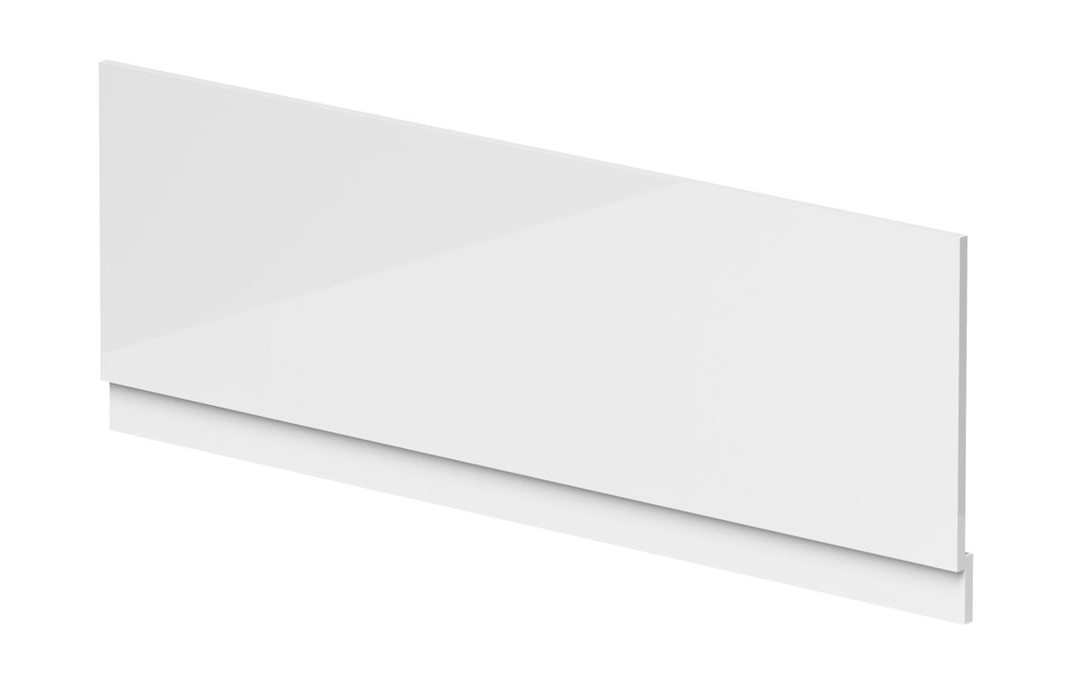 1600mm MDF Gloss Straight Front Bath Panel With Plinth