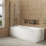 Modern Splash 1800mm MDF Gloss Front Bath Panel With Plinth