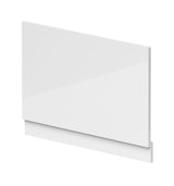 Modern Splash 800mm MDF Gloss End Bath Panel With Plinth