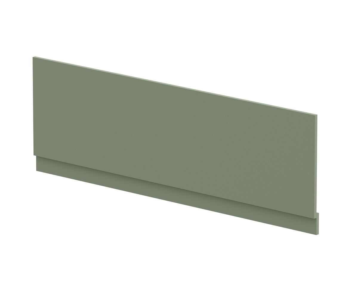 1700mm Satin Green MDF Matt Front Bath Panel With Plinth