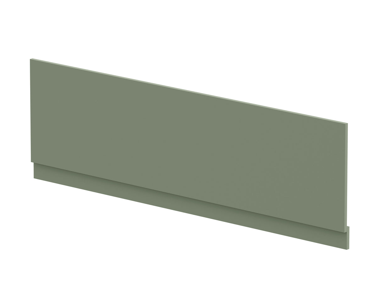 1800mm Satin Green MDF Matt Front Bath Panel With Plinth