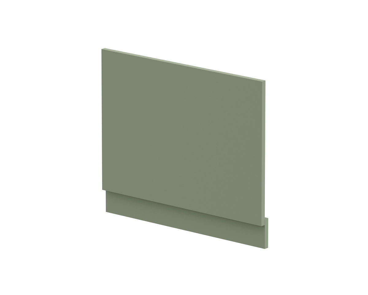 700mm Satin Green MDF Matt End Bath Panel With Plinth