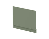 750mm Satin Green MDF Matt End Bath Panel With Plinth