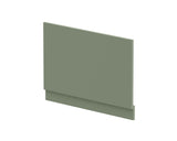 800mm Satin Green MDF Matt End Bath Panel With Plinth
