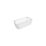 Modern Splash 1600mm Right-Hand Curved Corner Bath With Legs And Panel