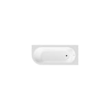 Modern Splash 1700mm Right-Hand Curved Corner Bath With Legs And Panel