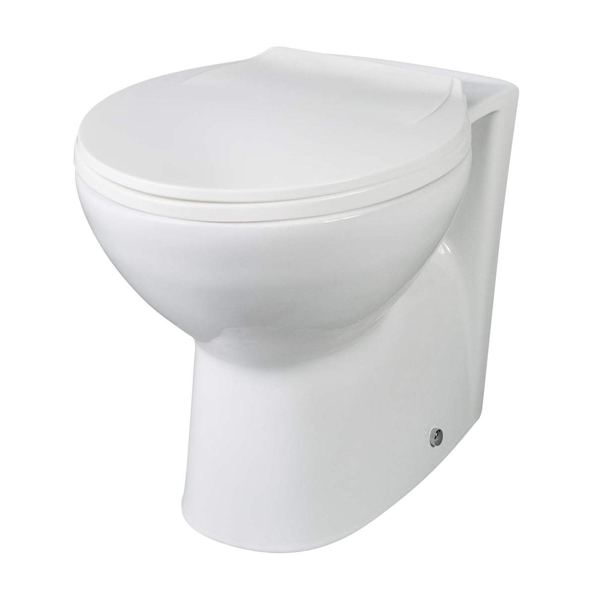 Modern Splash Round Back to Wall Toilet Pan