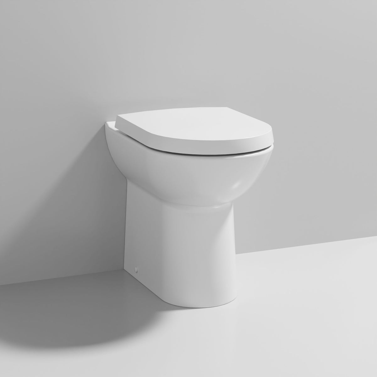 Modern Splash Round Back to Wall Toilet Pan