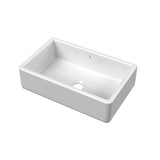Modern Splash 795mm x 500mm x 220mm Fireclay White Single Bowl Traditional Thick Walled Butler Sink