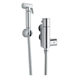 Modern Splash Chrome Thermostatic Bar Shower Valve and Douche Spray Kit