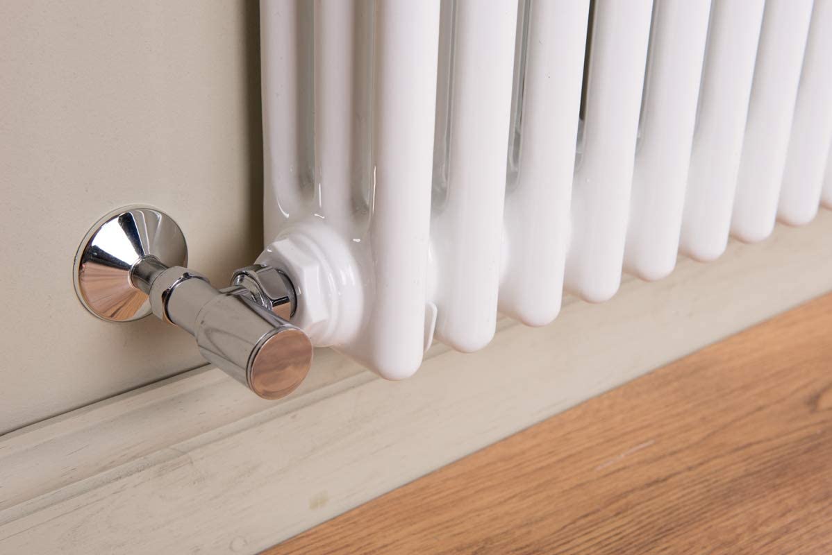 Modern Splash Cast Iron White Radiator Horizontal 300x1010mm 3 Columns