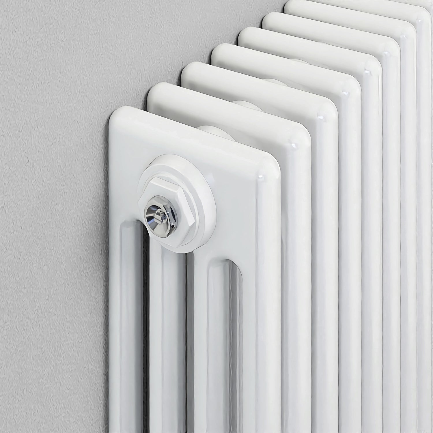 Modern Splash Cast Iron White Radiator Horizontal 600x1190mm 4 Columns