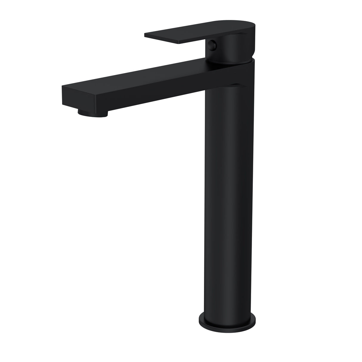 Modern Splash choice Canada Matt Black High-Rise Mono Basin Mixer
