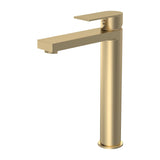 Modern Splash choice Canada Brushed Brass High-Rise Mono Basin Mixer