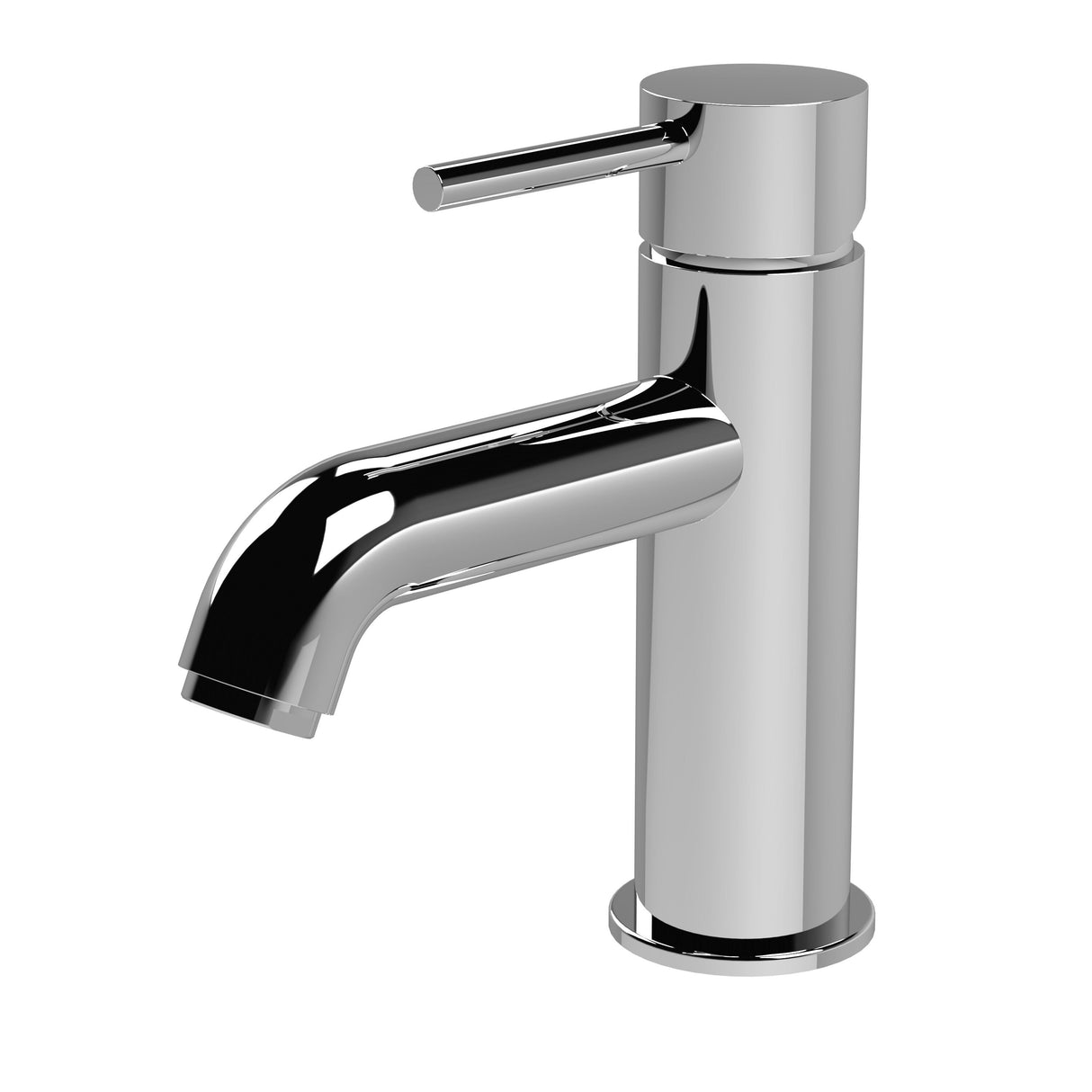 Modern Splash choice Cartegena Chrome Mono Basin Mixer With Push Button Waste