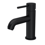 Modern Splash choice Cartegena Matt Black Mono Basin Mixer With Push Button Waste