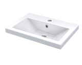 Modern Splash Arno Compact 1 Tap Hole 520mm Ceramic Basin