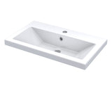 Modern Splash Arno Compact 1 Tap Hole 620mm Ceramic Basin