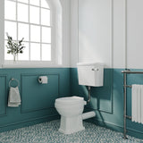 Modern Splash Traditional Low Level Toilet With Cistern & Flush Pipe
