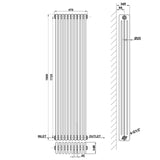 Modern Splash Cast Iron Radiator-CIR18-10-4
