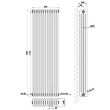 Modern Splash Cast Iron Radiator-CIR18-12-4
