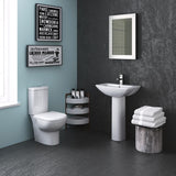 Modern Splash Short Projection Close Coupled Toilet