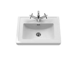 Modern Splash 500mm Satin Green 2 Door Floor Standing Vanity Unit With 1 Tap Hole Basin