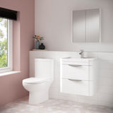 Modern Splash Close Coupled Toilet