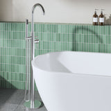 Modern Splash Chrome Floorstanding Bath Shower Mixer