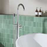 Modern Splash Chrome Floorstanding Bath Shower Mixer