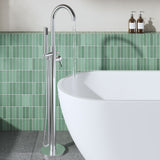 Modern Splash Chrome Floorstanding Bath Shower Mixer