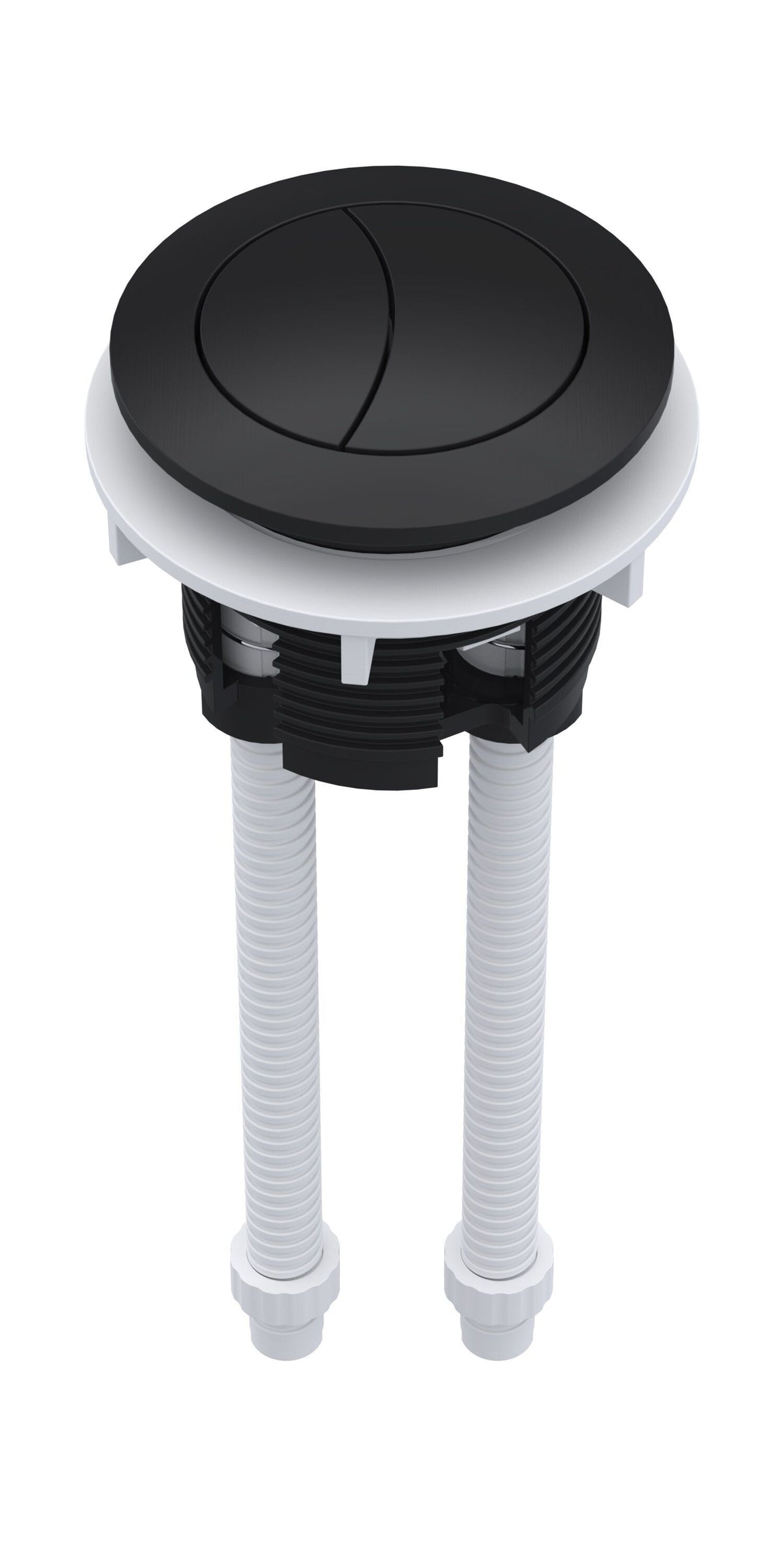 Black Dual Flush Cistern Push Button
