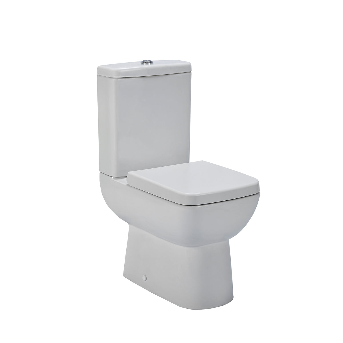 Modern Splash Short Projection Semi Flush to Wall Close Coupled Toilet Pan
