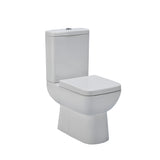 Modern Splash Short Projection Semi Flush to Wall Close Coupled Toilet Pan