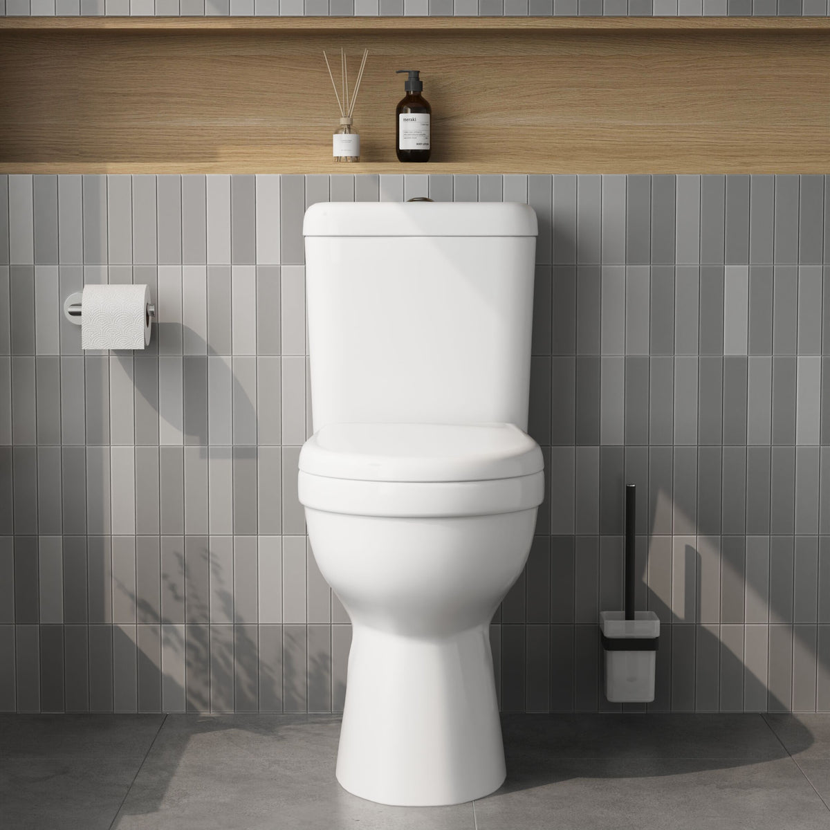 Modern Splash Accessible Comfort Height Close Coupled Toilet