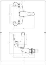 Modern Splash choice Eon Chrome Bath Filler