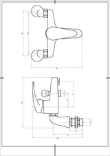 Modern Splash choice Eon Chrome Bath Shower Mixer