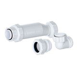 White Waste Trap For Furniture Basins