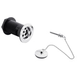 Chrome Plug With Chain Basin Waste
