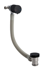 Modern Splash Matt Black Bath Filler