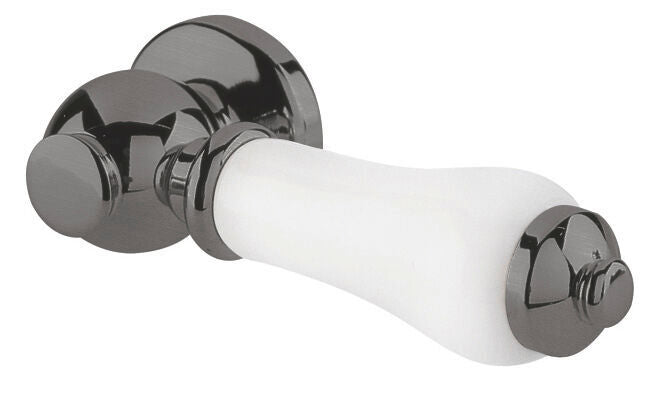 Modern Splash Brushed Pewter Lever Handle For Close Coupled/Low Level Cistern