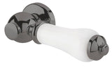 Modern Splash Brushed Pewter Lever Handle For Close Coupled/Low Level Cistern
