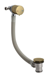 Modern Splash Brushed Brass Bath Filler