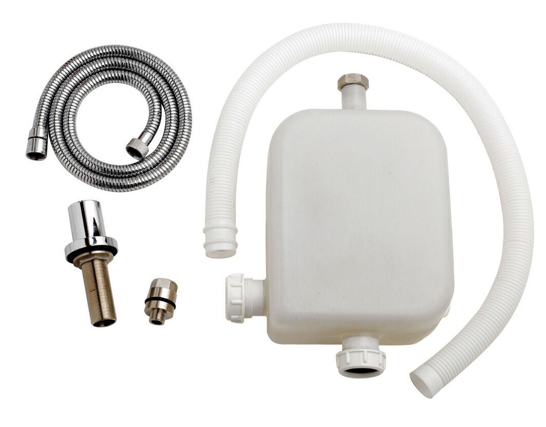 Chrome Deck Shower Kit