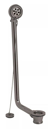 Modern Splash Brushed Pewter Exposed Retainer Bath Waste