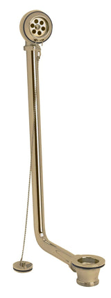 Modern Splash Brushed Brass Exposed Retainer Bath Waste
