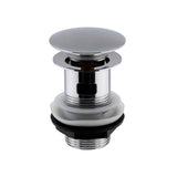 Chrome Slotted Push Button Basin Waste