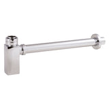 Square Chrome Bottle Trap - 300mm Extension