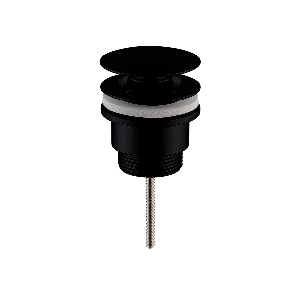 Matt Black Universal Push Button Basin Waste